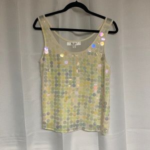 Hype Sequin Tank Top